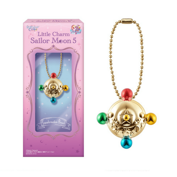 Sailor Moon Make Up Plate 3 charm keychain Crystal change rod Mars 